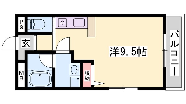 加古川駅 徒歩5分 3階の物件間取画像